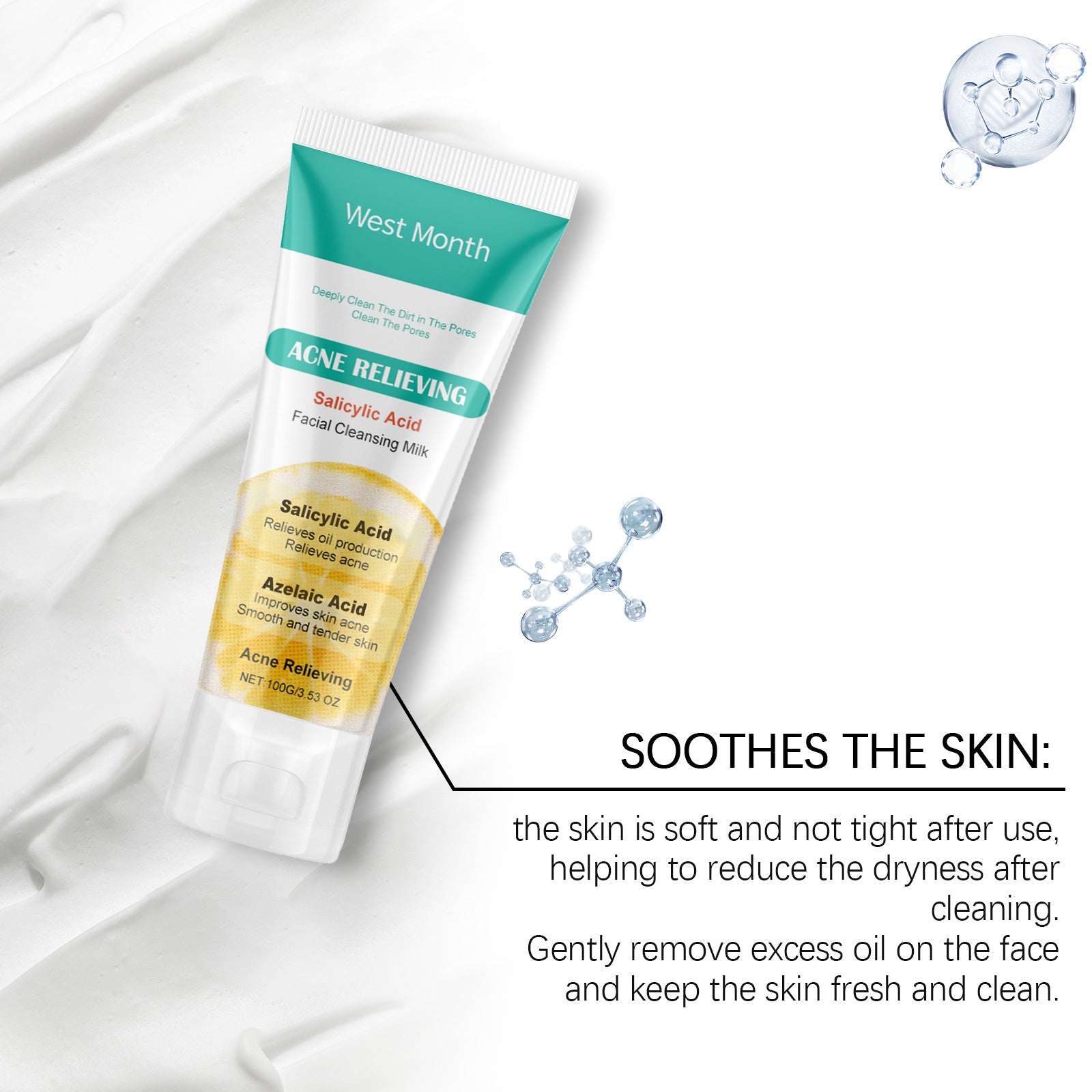 Clear Glow Salicylic Acne Facial Cleanser